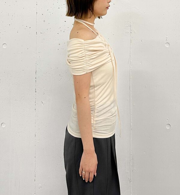 archives「ギャザーオフショルカットＴＯＰＳ」|タンクトップ|