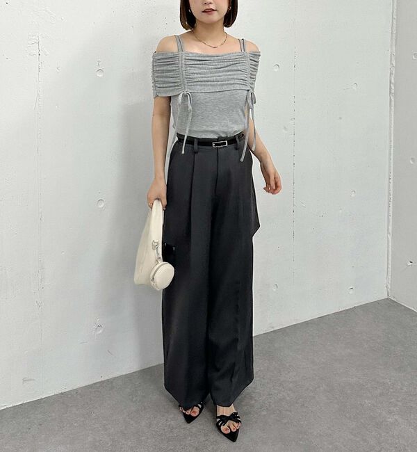 archives「ドロストオフショルカットＴＯＰＳ」|タンクトップ|