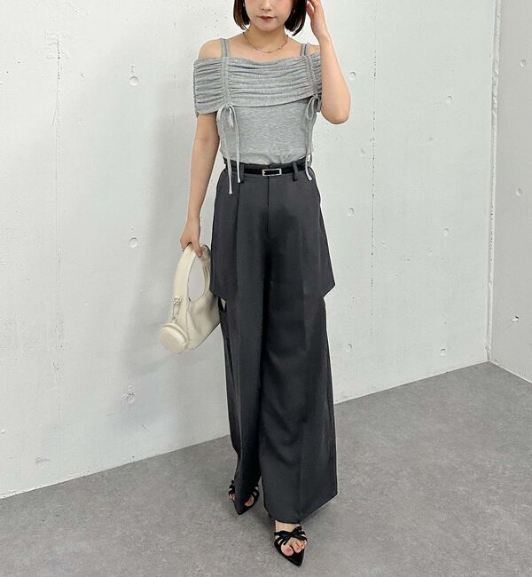 archives「ドロストオフショルカットＴＯＰＳ」|タンクトップ|