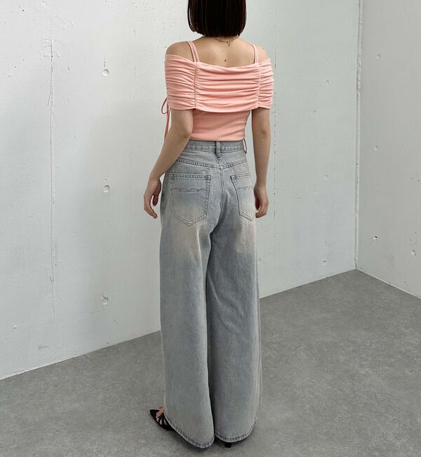 archives「ドロストオフショルカットＴＯＰＳ」|タンクトップ|