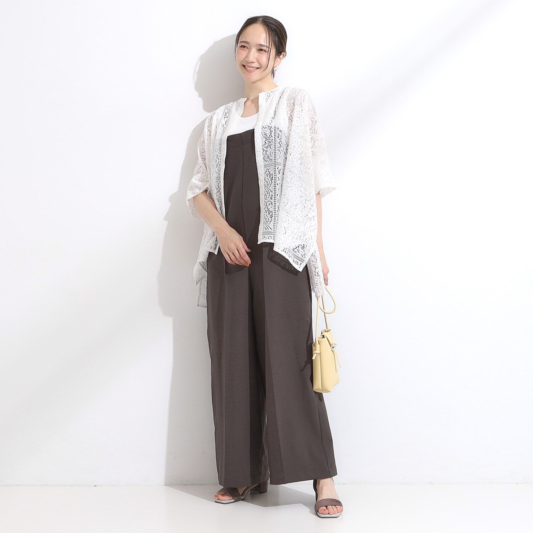 SHOO･LA･RUE「大人レトロスタイルに レースポンチョシャツ」|シャツ・ブラウス|