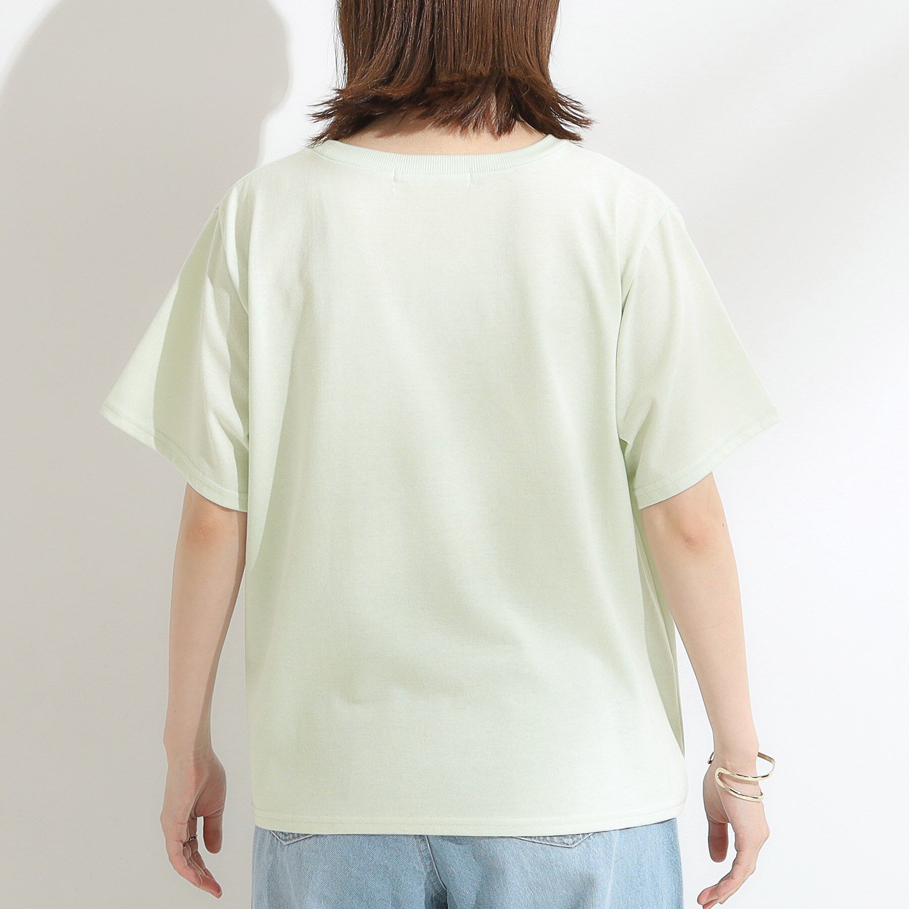 SHOO･LA･RUE「【S-LL】コーデの主役になる コード刺繍デザインＴシャツ」|Tシャツ・カットソー|