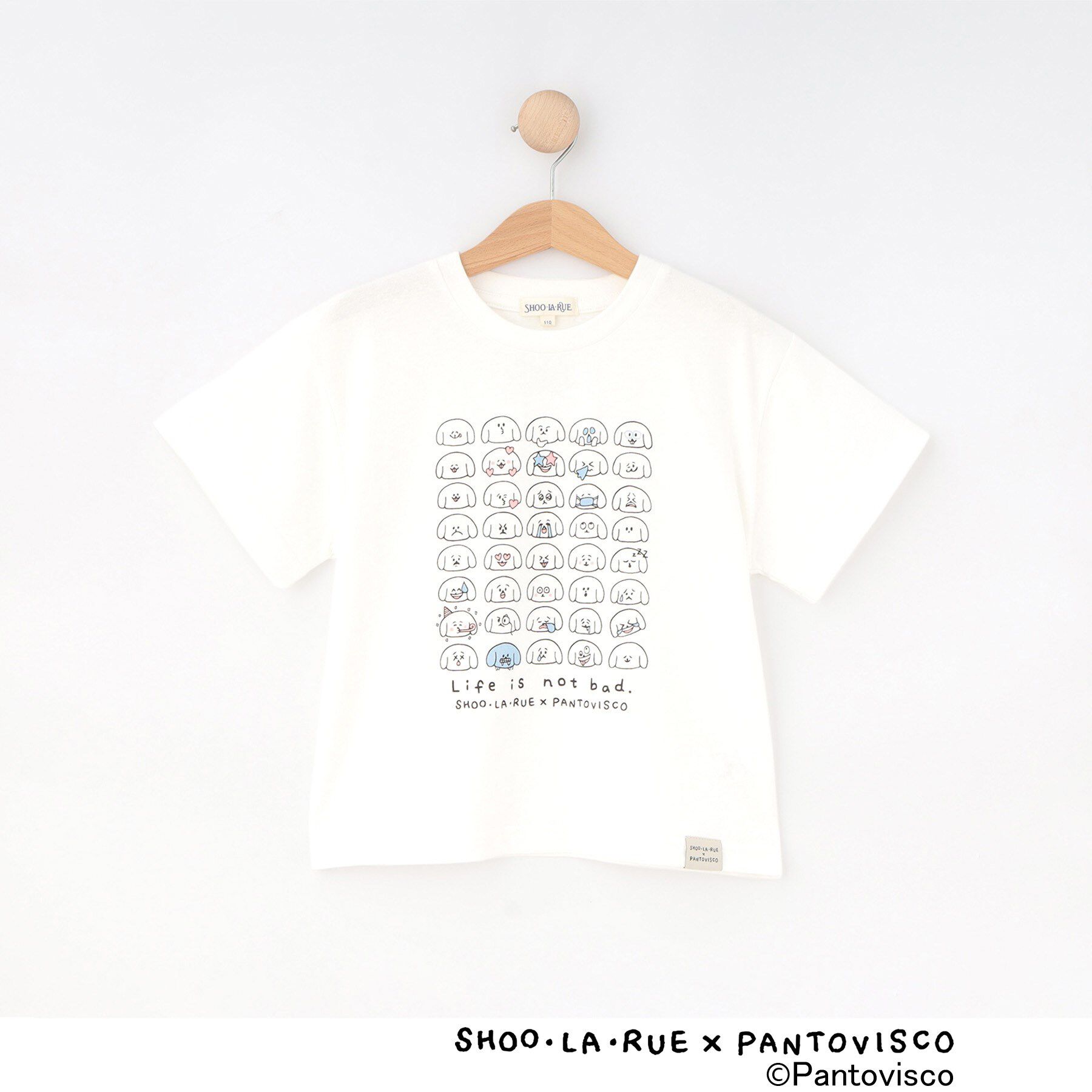 SHOO･LA･RUE「【パントビスコ／ぺろち】プリントTシャツ」|Tシャツ・カットソー|
