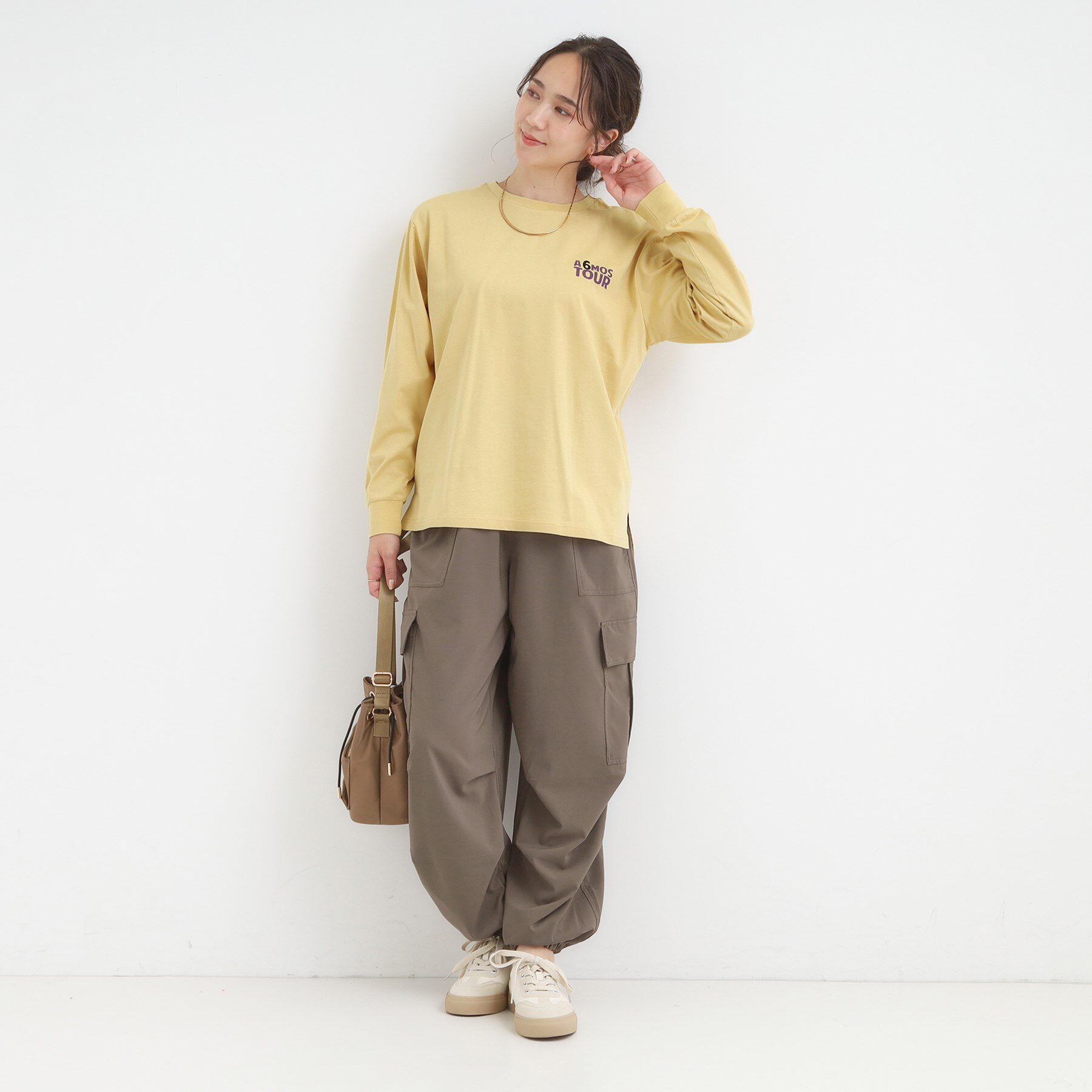 SHOO･LA･RUE「グラフィックアソート ベーシックロンT」|Tシャツ・カットソー|