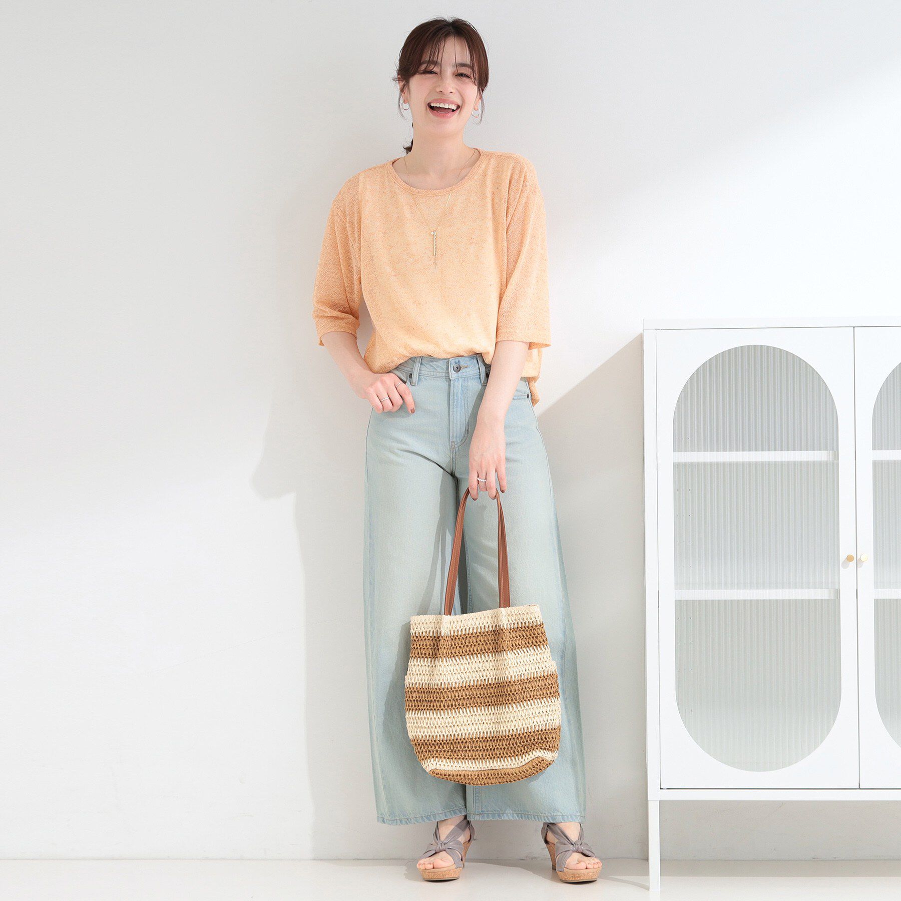 SHOO･LA･RUE「【2点セット】メランジシアートップス&times;タンクトップセット」|その他|