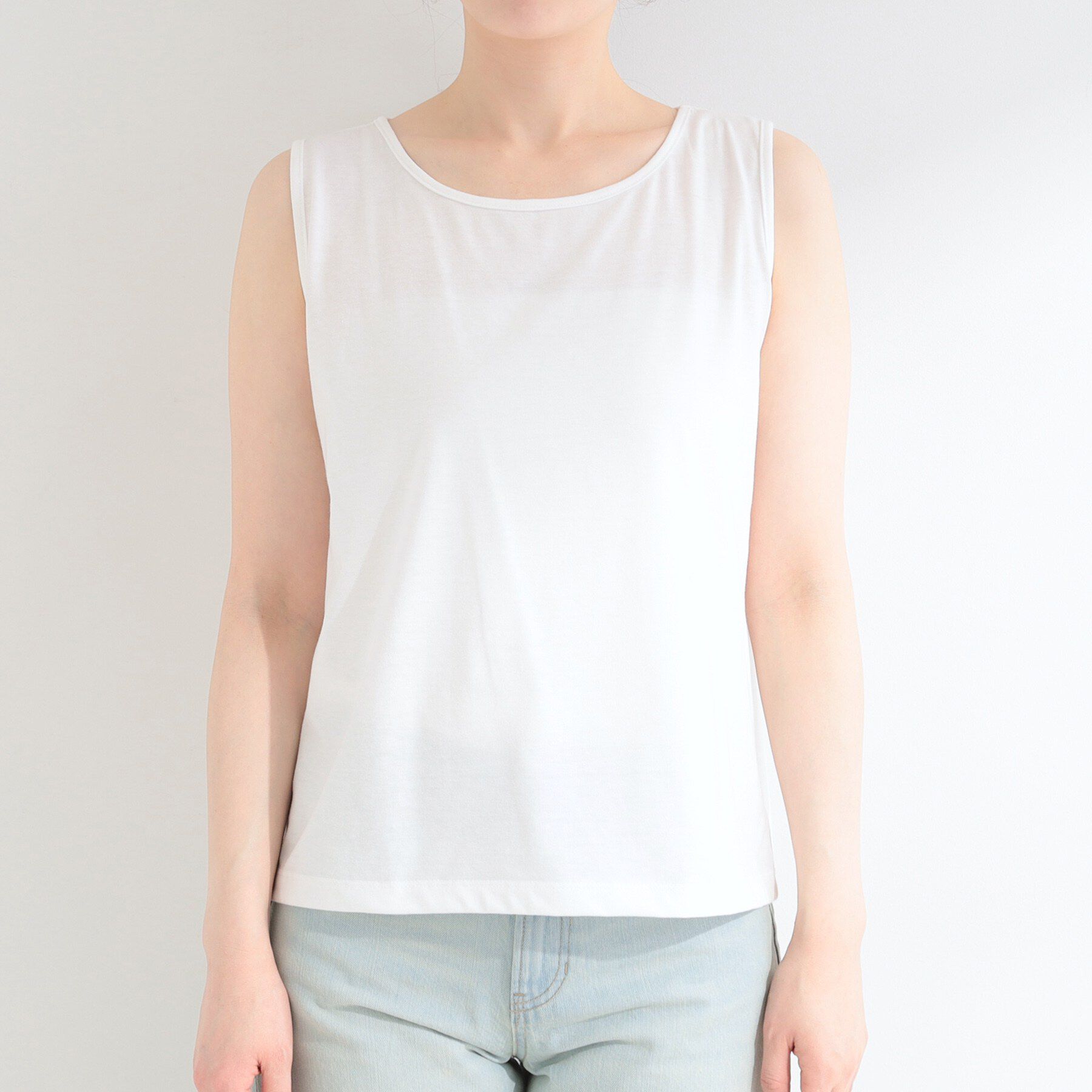 SHOO･LA･RUE「【2点セット】メランジシアートップス&times;タンクトップセット」|その他|