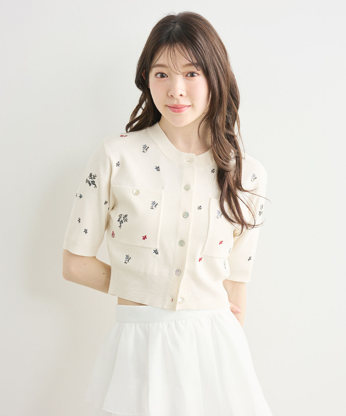 COCO DEAL「刺繍ニットカーディガン」|ニット・セーター|
