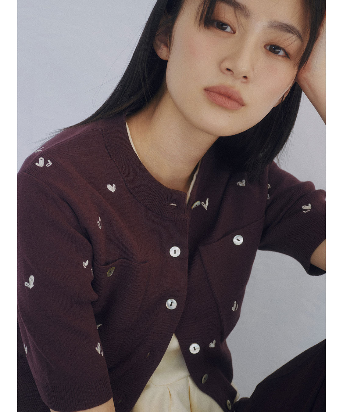 COCO DEAL「刺繍ニットカーディガン」|ニット・セーター|