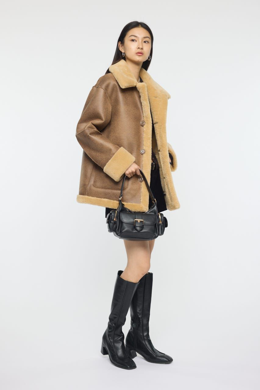 MOUSSY「SHEARLING OVER MIDDLE ジャケット」|その他|