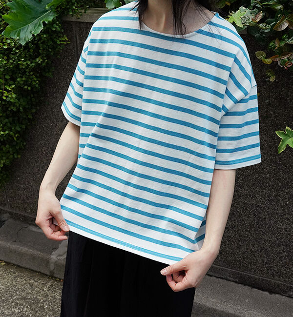 オローネ「サブリナボーダーTシャツ」|Tシャツ・カットソー|