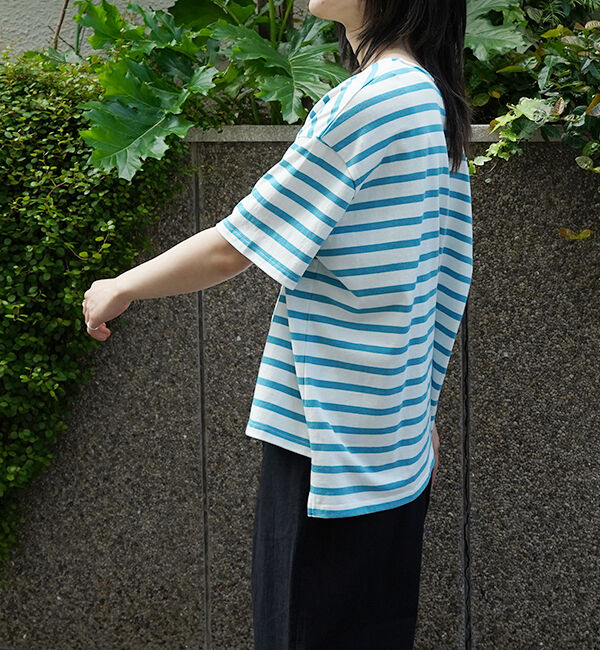 オローネ「サブリナボーダーTシャツ」|Tシャツ・カットソー|