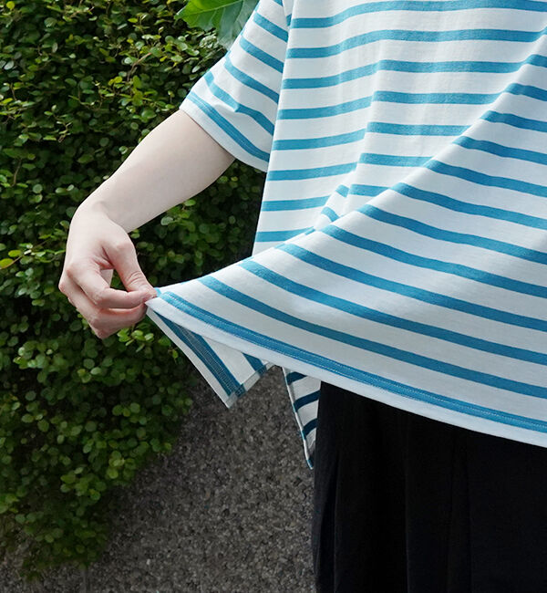 オローネ「サブリナボーダーTシャツ」|Tシャツ・カットソー|