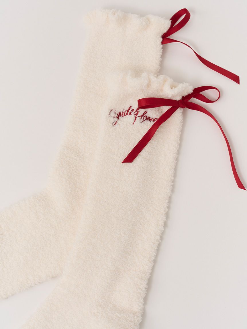 SNIDEL HOME「【Milcrea】リボンニットソックス」|その他|