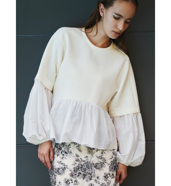 ELENDEEK「TAFFETA PEPLUM CS」|Tシャツ・カットソー|