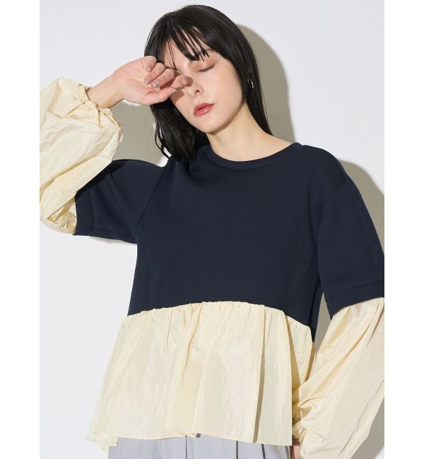 ELENDEEK「TAFFETA PEPLUM CS」|Tシャツ・カットソー|