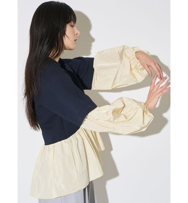 ELENDEEK「TAFFETA PEPLUM CS」|Tシャツ・カットソー|