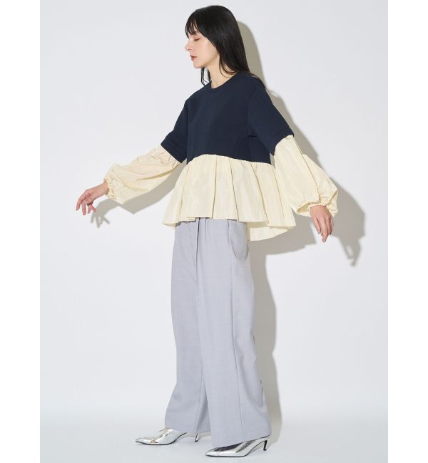 ELENDEEK「TAFFETA PEPLUM CS」|Tシャツ・カットソー|
