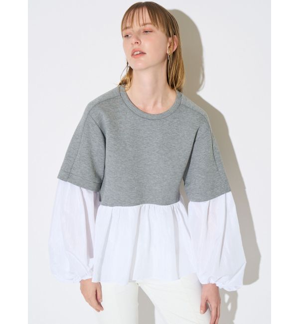 ELENDEEK「TAFFETA PEPLUM CS」|Tシャツ・カットソー|
