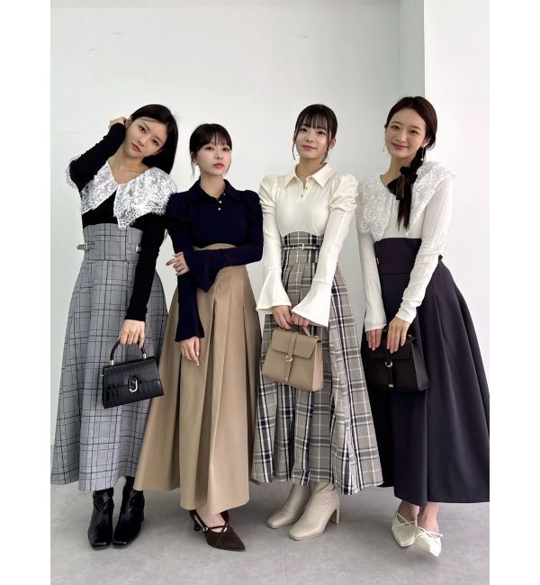 dazzlin「レースケープバックルワンピース」|ワンピース|