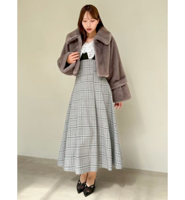 dazzlin「レースケープバックルワンピース」|ワンピース|