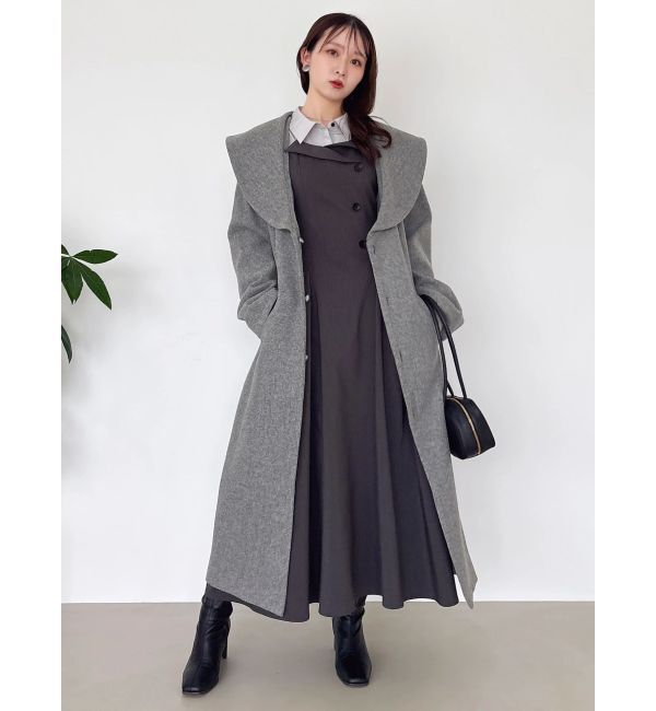 dazzlin「シャツベアドッキングワンピース」|ワンピース|