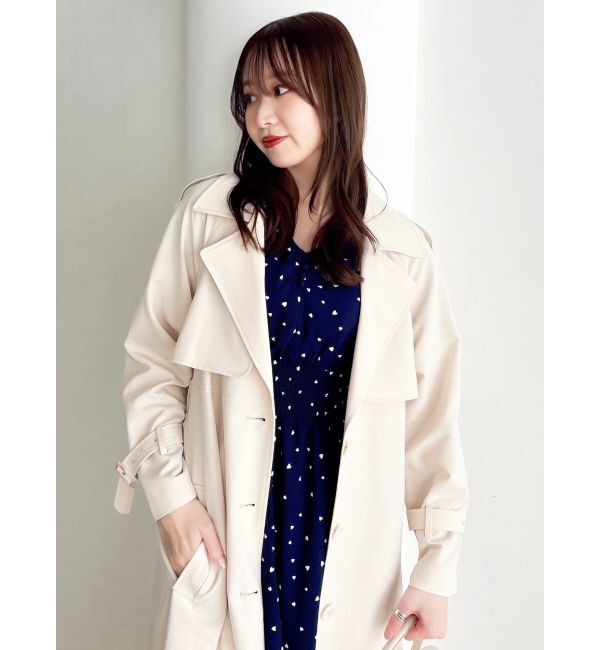 dazzlin「【WEB限定】ハートパターンシャーリングワンピース」|ワンピース|