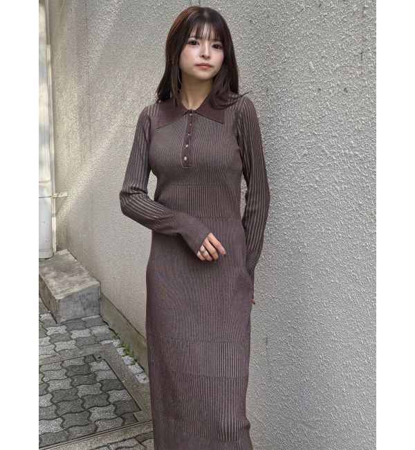 MURUA「リブニットロングワンピース」|ワンピース|
