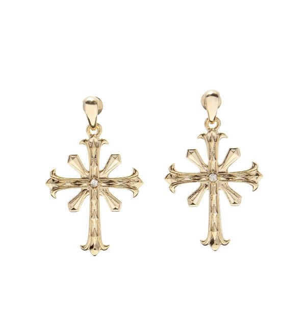 GYDA「JEYSUS sacred edge crossピアス」|ピアス|