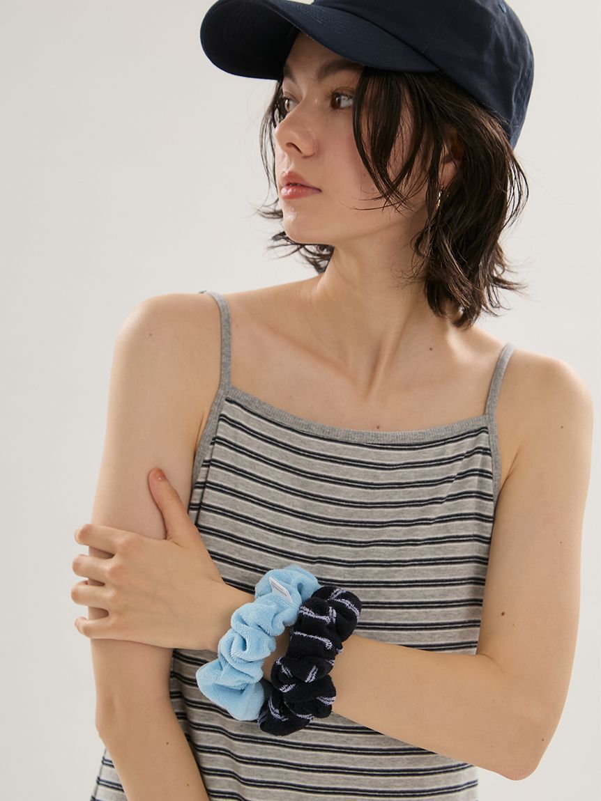 emmi atelier「emmiロゴカップ付きパイルワンピース」|ワンピース|