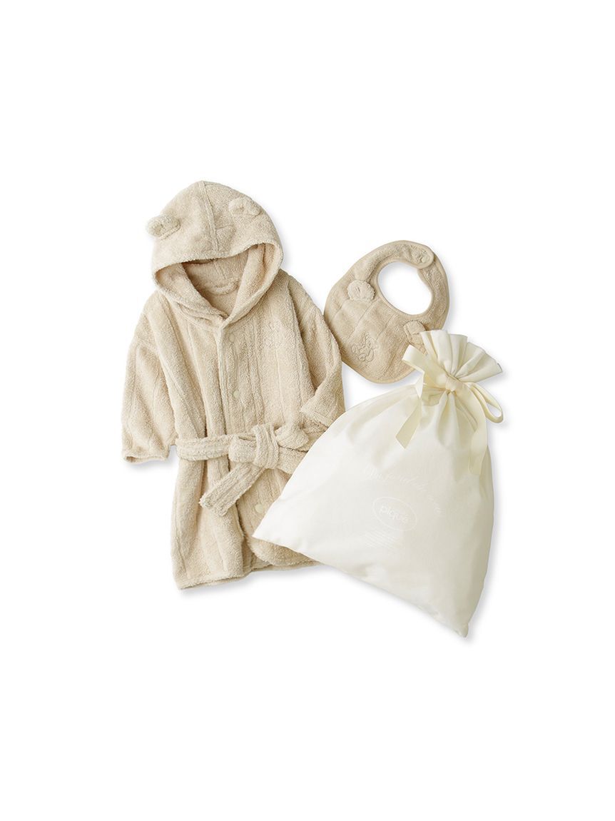 GELATO PIQUE KIDS & BABY「【ラッピング済み】【BABY】タオルローブ&スタイSET」|その他ベビー用品|