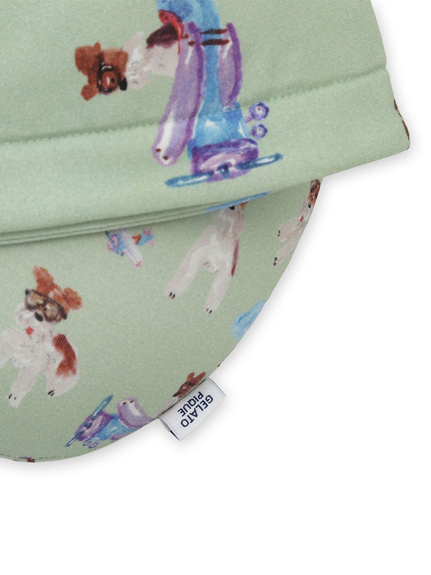 GELATO PIQUE HOMME「【ヒラノトシユキ】【HOMME】【接触冷感】PLANEDOG柄プリントフードネックピロー」|その他|
