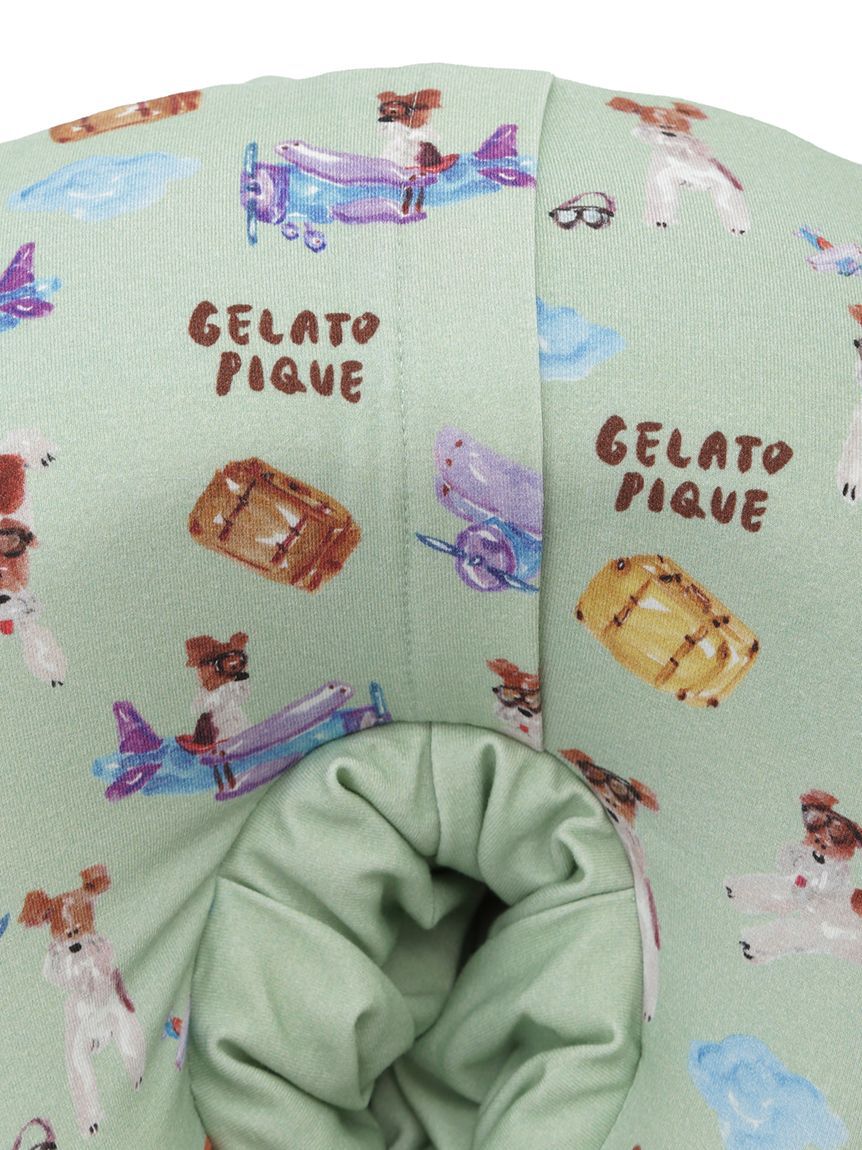 GELATO PIQUE HOMME「【ヒラノトシユキ】【HOMME】【接触冷感】PLANEDOG柄プリントフードネックピロー」|その他|