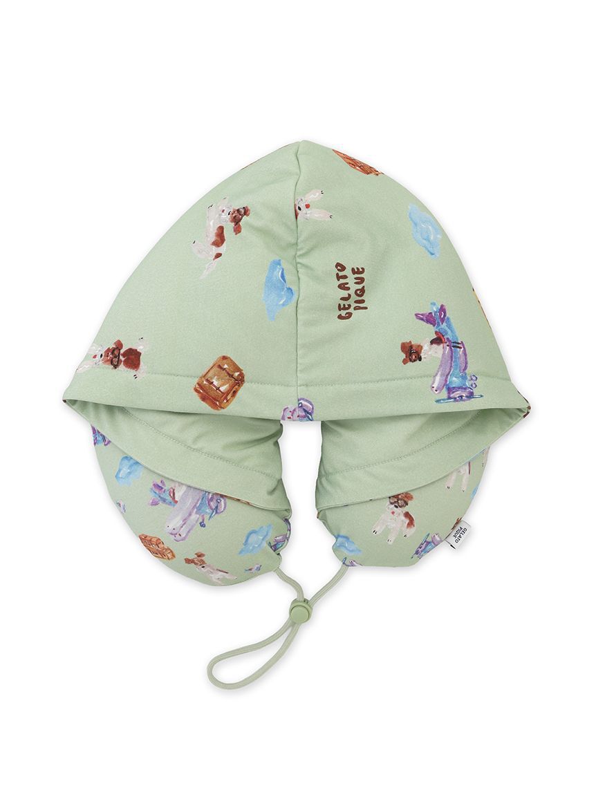 GELATO PIQUE HOMME「【ヒラノトシユキ】【HOMME】【接触冷感】PLANEDOG柄プリントフードネックピロー」|その他|MNT