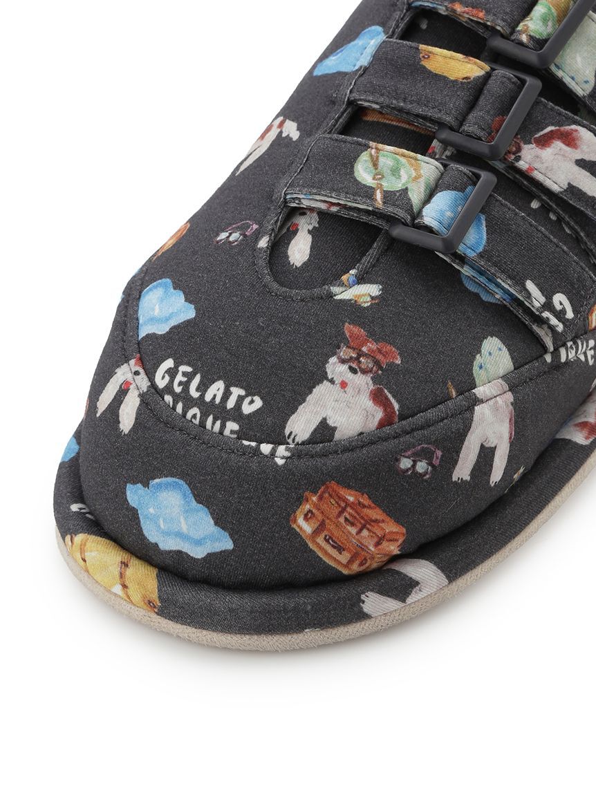 GELATO PIQUE HOMME「【ヒラノトシユキ】【HOMME】【接触冷感】PLANEDOG柄プリントルームシューズ」|その他|