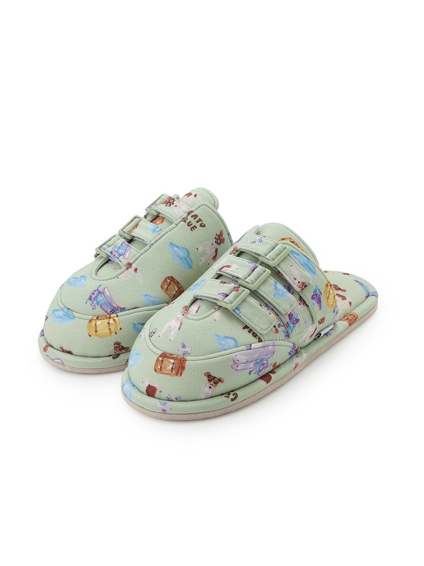 GELATO PIQUE HOMME「【ヒラノトシユキ】【HOMME】【接触冷感】PLANEDOG柄プリントルームシューズ」|その他|MNT