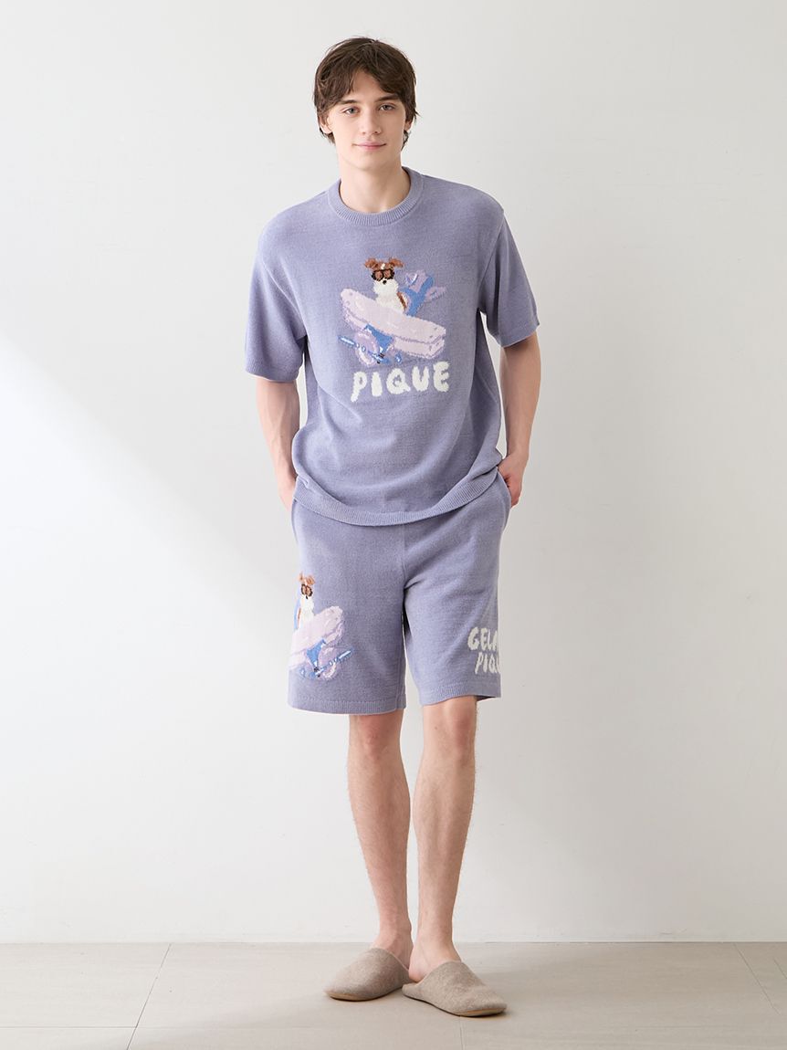 GELATO PIQUE HOMME「【ヒラノトシユキ】【HOMME】エアリーモコPLANEDOGジャガードハーフパンツ」|その他|