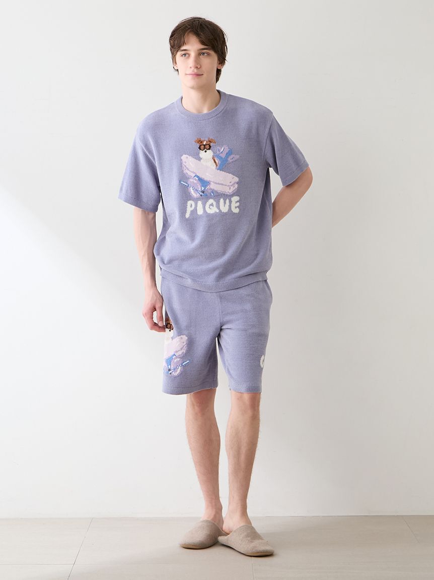 GELATO PIQUE HOMME「【ヒラノトシユキ】【HOMME】エアリーモコPLANEDOGジャガードハーフパンツ」|その他|