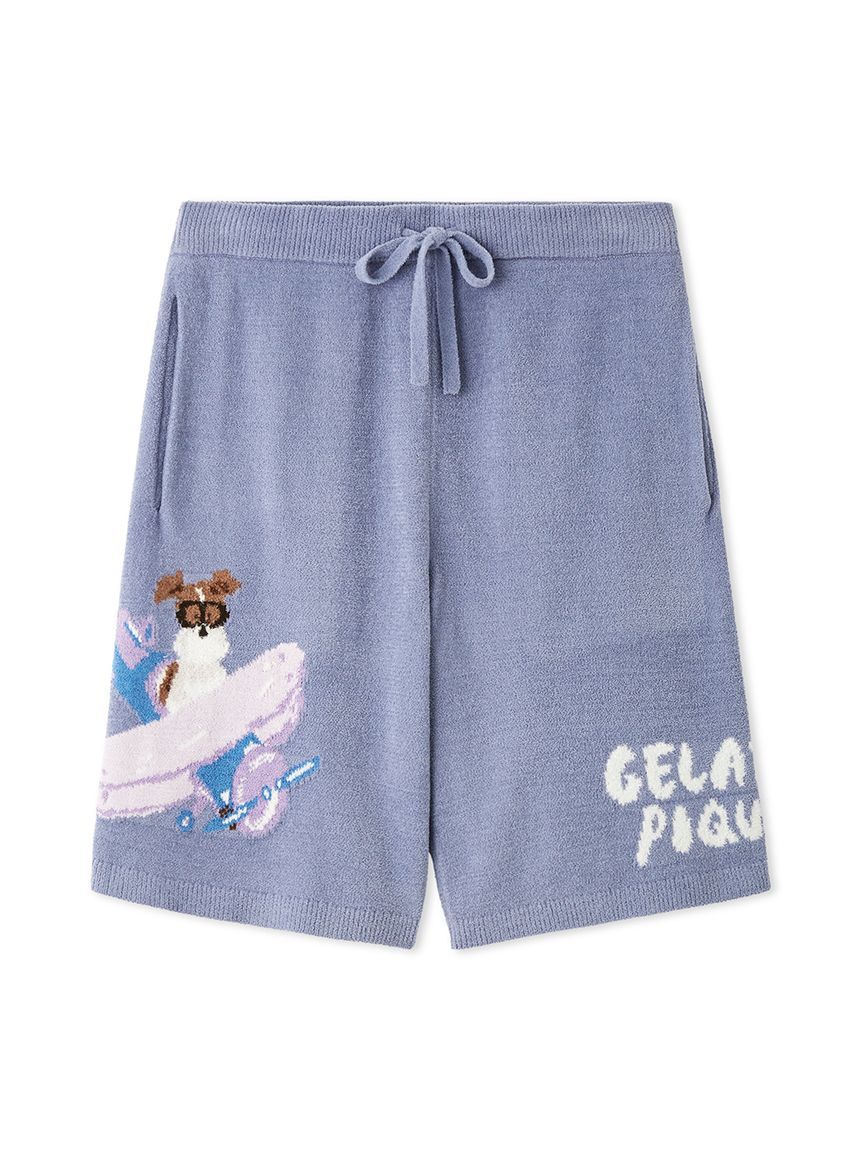 GELATO PIQUE HOMME「【ヒラノトシユキ】【HOMME】エアリーモコPLANEDOGジャガードハーフパンツ」|その他|BLU
