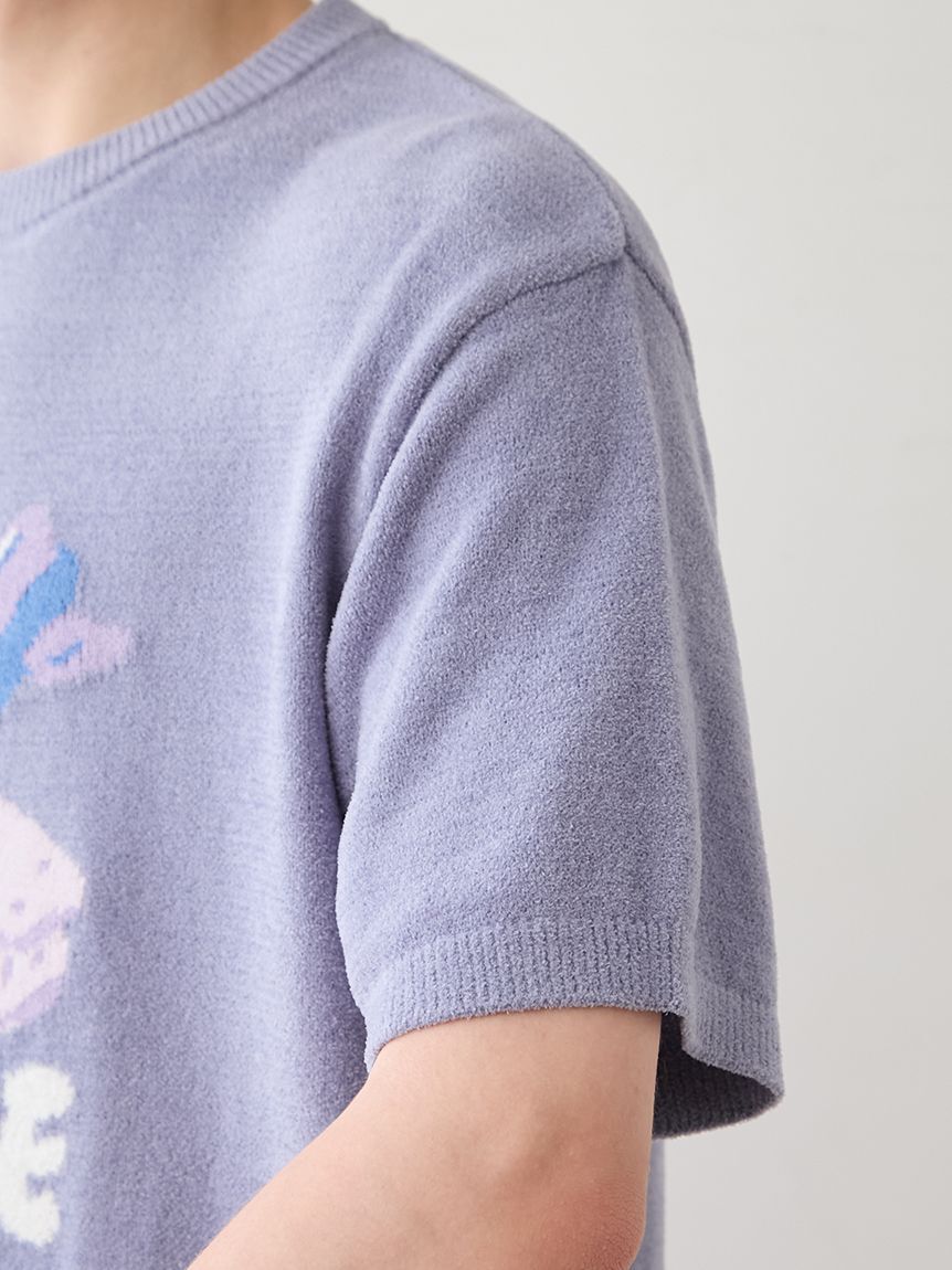 GELATO PIQUE HOMME「【ヒラノトシユキ】【HOMME】エアリーモコPLANEDOGジャガードプルオーバー&ハーフパンツセット」|ルームウェア|