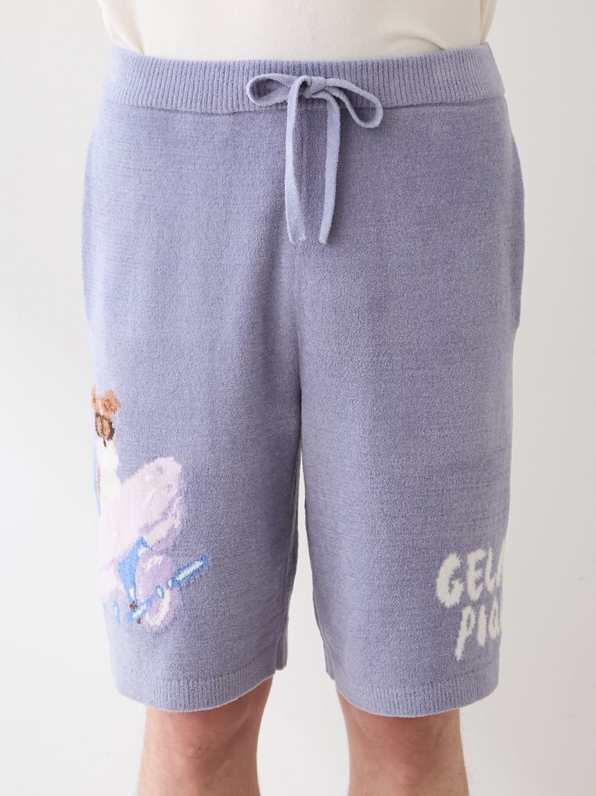 GELATO PIQUE HOMME「【ヒラノトシユキ】【HOMME】エアリーモコPLANEDOGジャガードプルオーバー&ハーフパンツセット」|ルームウェア|