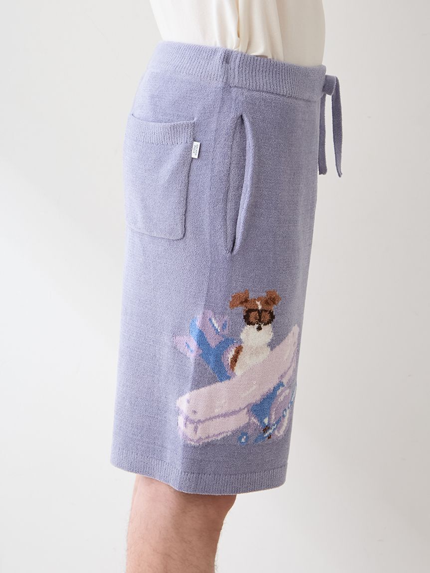 GELATO PIQUE HOMME「【ヒラノトシユキ】【HOMME】エアリーモコPLANEDOGジャガードプルオーバー&ハーフパンツセット」|ルームウェア|