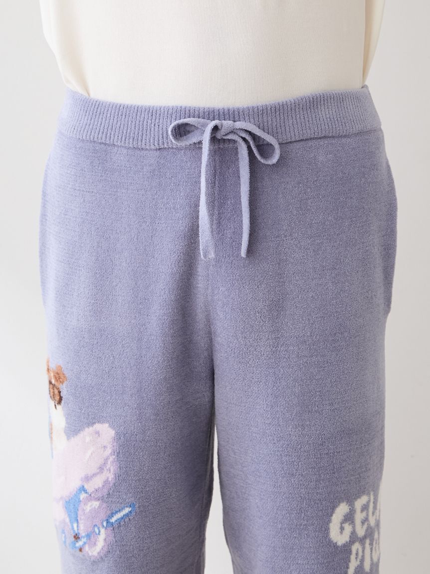 GELATO PIQUE HOMME「【ヒラノトシユキ】【HOMME】エアリーモコPLANEDOGジャガードプルオーバー&ハーフパンツセット」|ルームウェア|