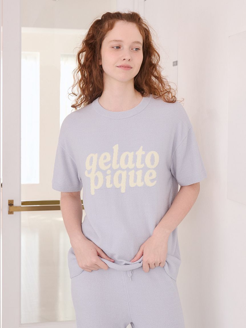 gelato pique「スムーズィーロゴジャガード半袖プルオーバー」|ルームウェア|