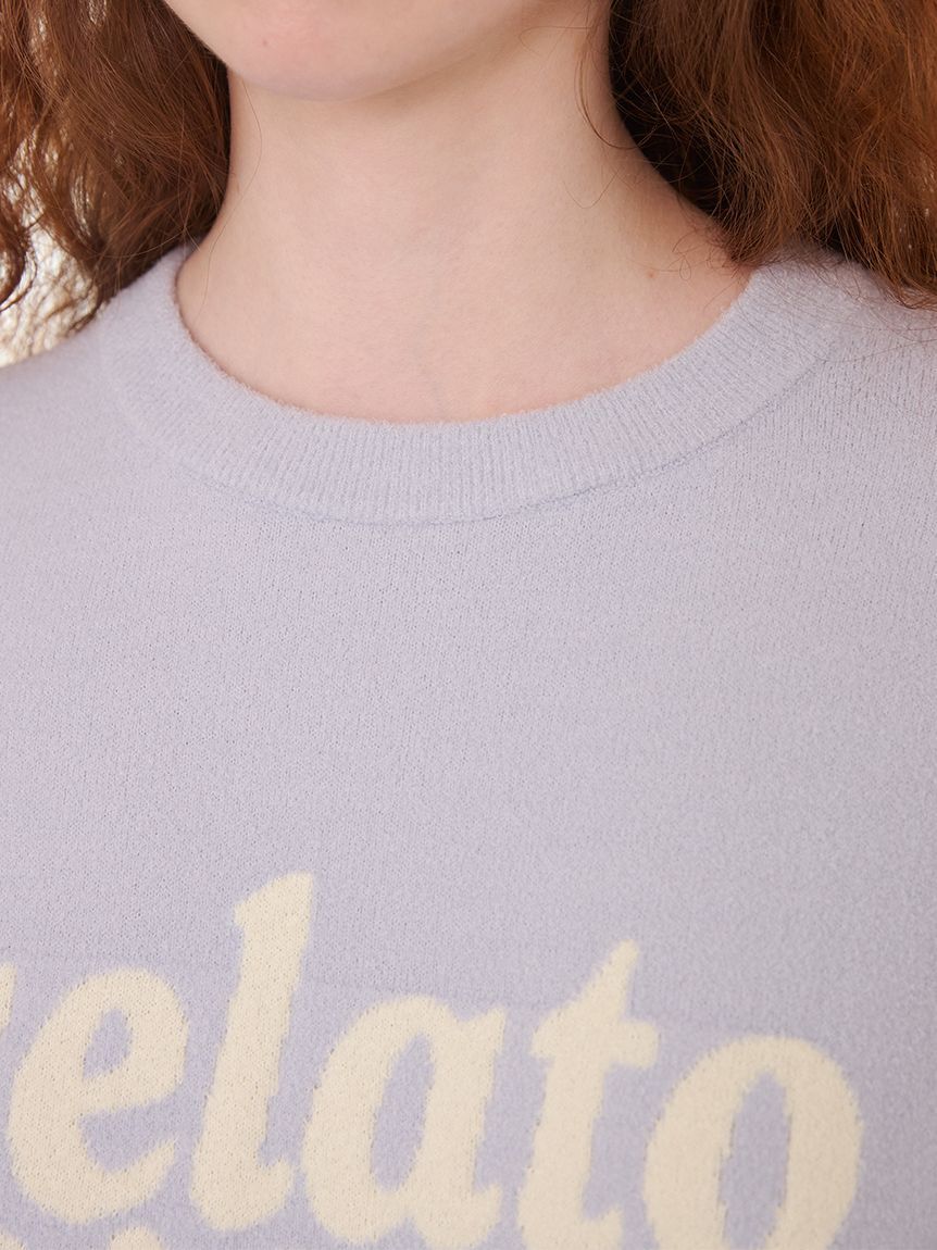gelato pique「スムーズィーロゴジャガード半袖プルオーバー」|ルームウェア|