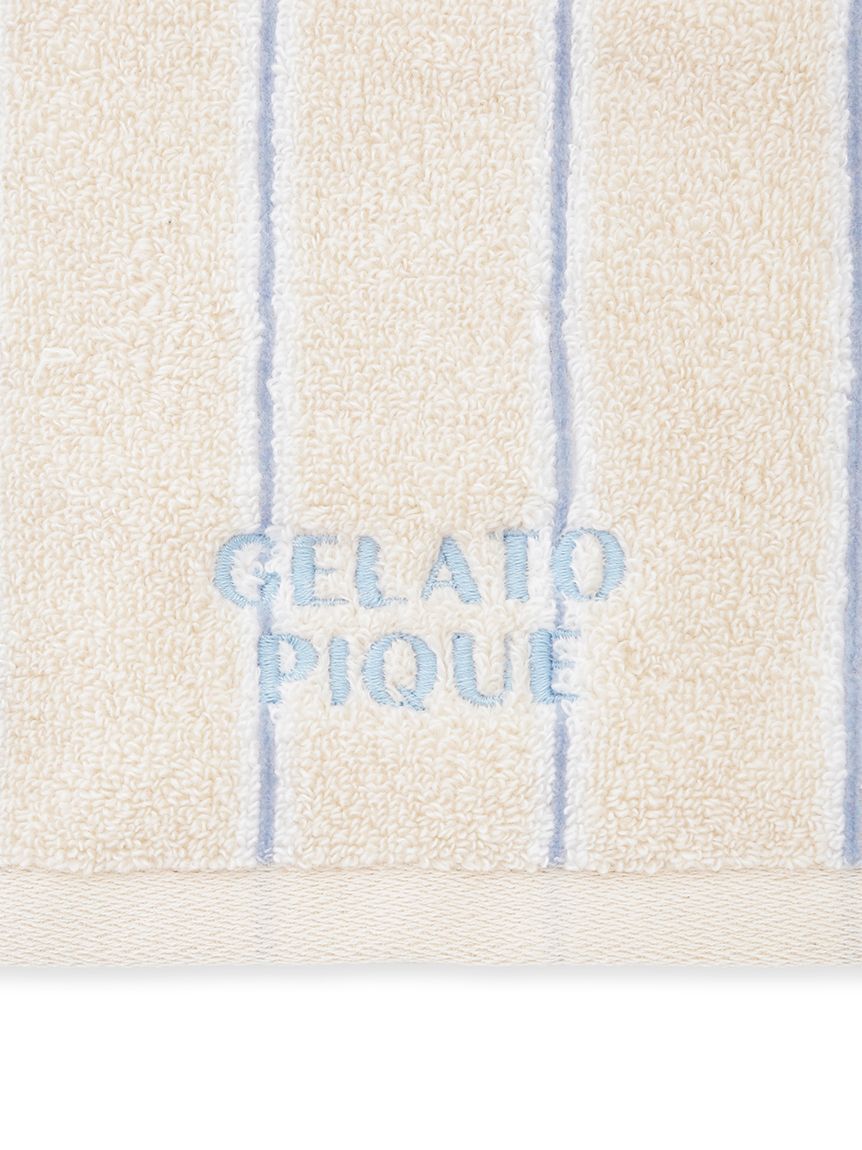 gelato pique「ストライプハンドタオル」|ハンカチ|