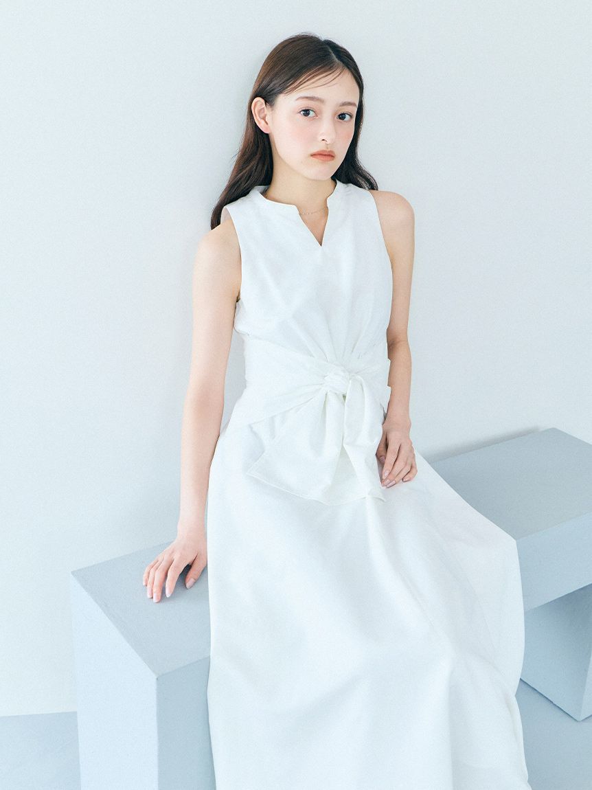 SNIDEL「【マシーンウォッシャブル】ツイストワンピース」|ワンピース|