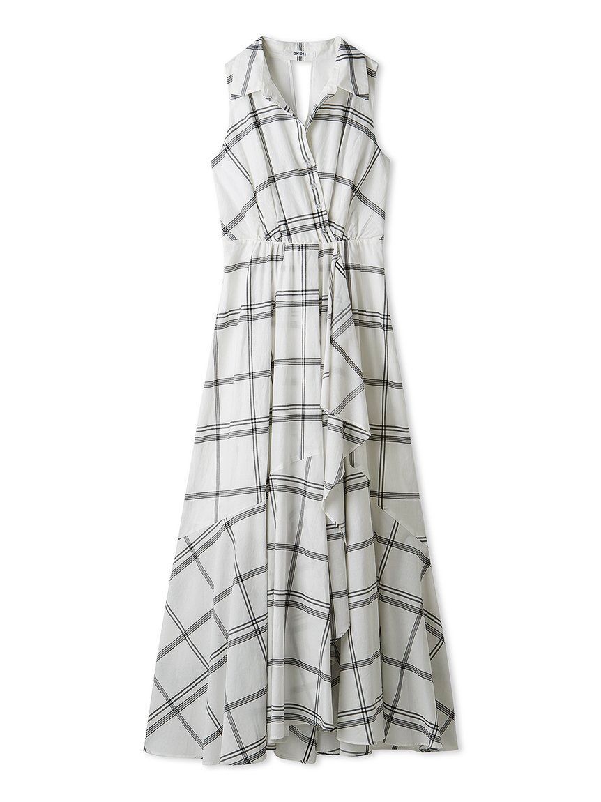 SNIDEL「バックオープンリボンワンピース」|ワンピース|CHECK