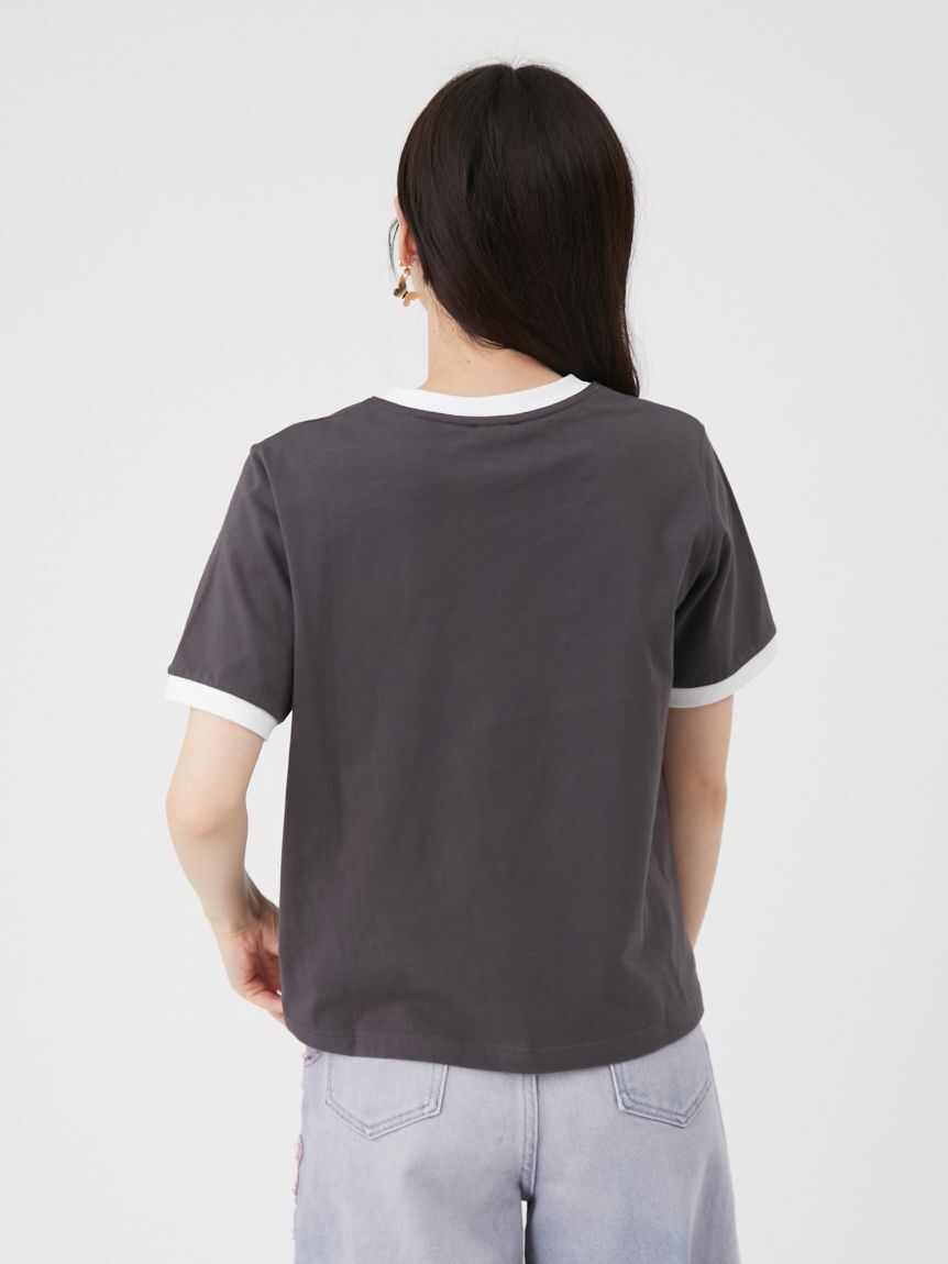 LILY BROWN「【LILY BROWN&times;ANNA SUI】バタフライリンガーストーンTシャツ」|Tシャツ・カットソー|