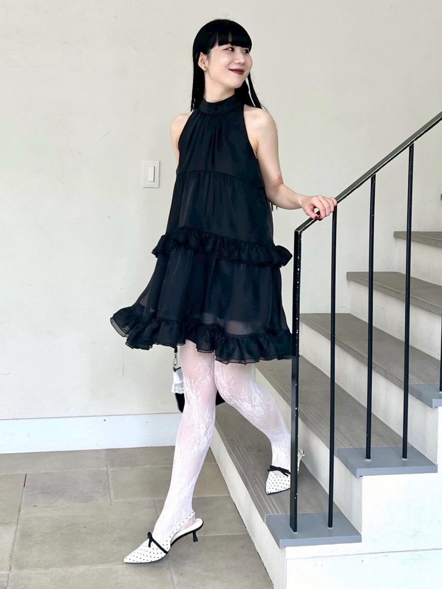 LILY BROWN「アメスリティアードフリルワンピース」|ワンピース|