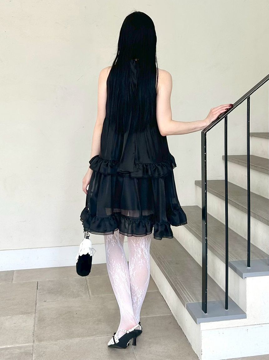 LILY BROWN「アメスリティアードフリルワンピース」|ワンピース|